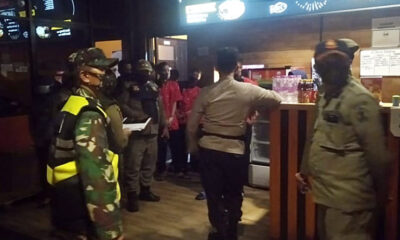 Tim Patroli Kota Malang Tegur Tempat Usaha Yang Langgar Jam Buka