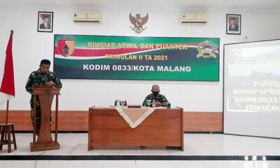 Kodim 0833 Kota Malang Tingkatkan Kemampuan Aparat Teritorial