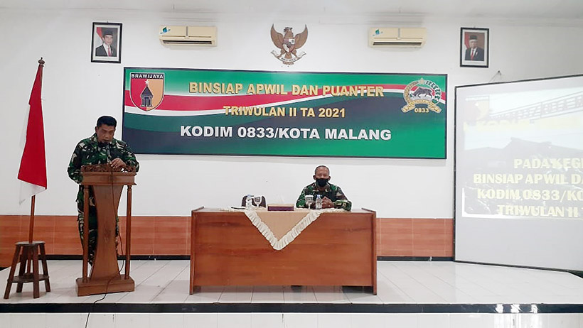 Kodim 0833 Kota Malang Tingkatkan Kemampuan Aparat Teritorial