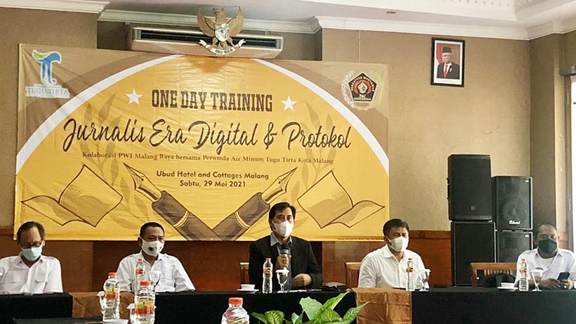 Kolaborasi PWI Malang Raya, Tugu Tirta Gelar Diklat Jurnalistik Karyawan