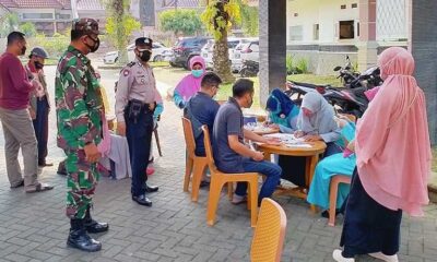 150 Lansia di Permata Jingga Divaksinasi Puskesmas Mojolangu