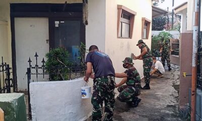Koramil Klojen Karya Bakti, Gelar Pengecatan Musala Warga AR Hakim
