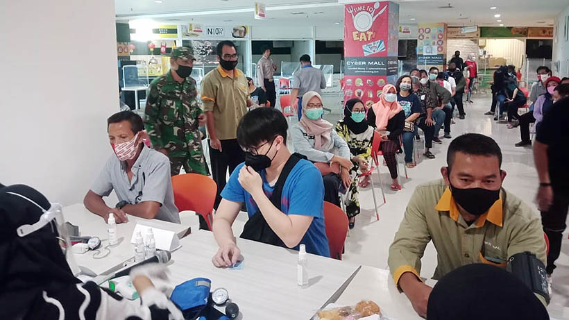 Pemkot Malang Gelar Vaksinasi Dalam Mal Untuk Warga Pisangcandi