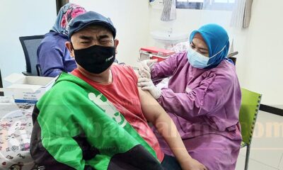 Ojol Kota Malang Vaksinasi Covid-19, Ratusan Driver Disuntik