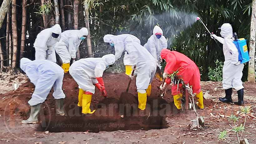 Covid 19 Kota Malang Meningkat, 11 Jenazah Dimakamkan Dalam Sehari