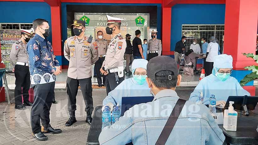 Polresta Malang Kota Vaksin Gratis, Usung Arema Police Sobo Kelurahan