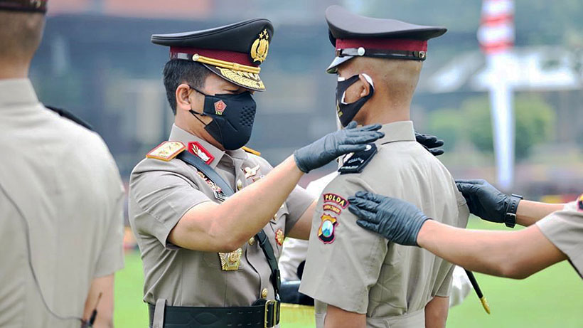 Kapolda Lantik 631 Bintara Remaja Polri di SPN Polda Jatim