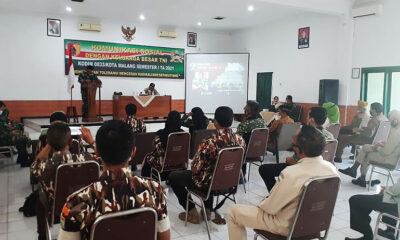 Kodim 0833 Kota Malang Gelar Komsos Dengan Keluarga Besar TNI