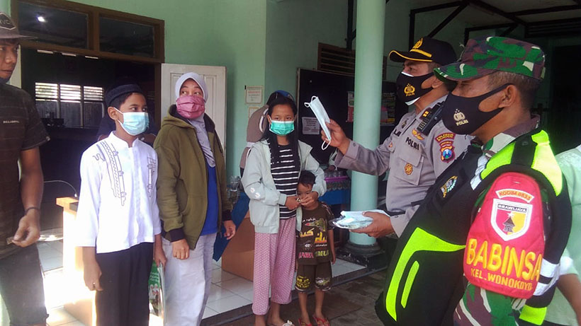 Operasi Yustisi Wonokoyo, Tertibkan Pengguna Jalan Tak Bermasker