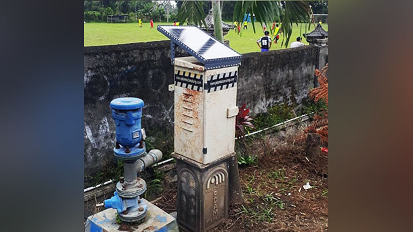 Logger Perumda Tugu Tirta Kota Malang Pakai Teknologi Panel Surya