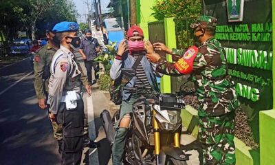 Tim Gabungan Forpimcam Kedungkandang Tegakkan Protokol Kesehatan