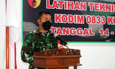 Asah Kemampuan Prajurit, Kodim 0833 Kota Malang Gelar Latnister