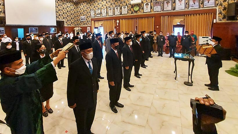 Erik Setyo Santoso Resmi Duduki Jabatan Sekretaris Daerah Kota Malang