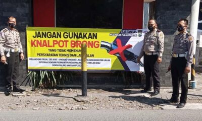 Pakai Knalpot Brong, Terancam Hukuman Penjara Sebulan
