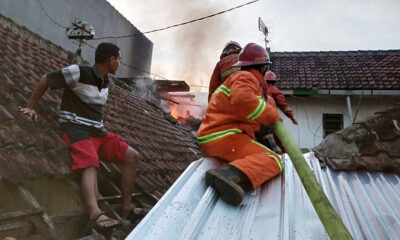 Kebakaran Di Malang Hari Ini, Satu Rumah Hangus, Dua Luka Bakar