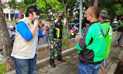 Ojol Kena Operasi Masker Di Jalan Raya Terusan Dieng Kota Malang