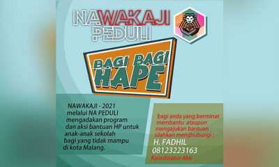 25 Anak Tidak Mampu Di Kota Malang Dapat Hp Gratis Dari Nawakaji