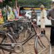 Polisi Jadul Ikut Gowes di Kepanjen, Peringati HUT Ke-75 Bhayangkara