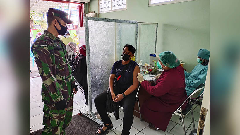 Puskesmas Pandanwangi Gelar Vaksinasi Untuk 150 Warga