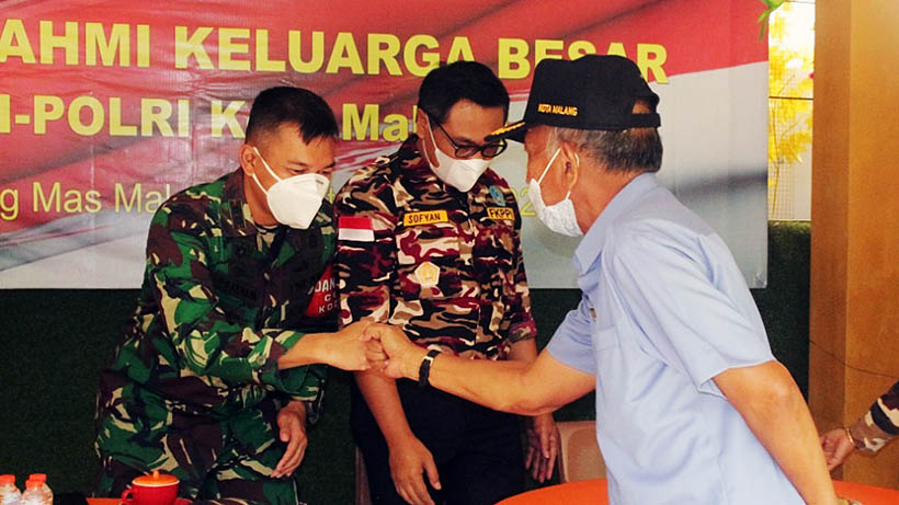 Silaturahmi Keluarga Besar TNI-Polri Kota Malang, Ini Pesan Dandim 0833