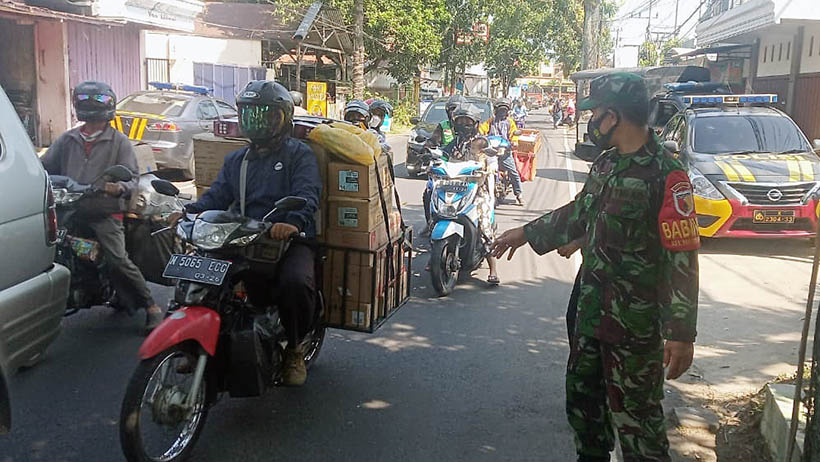 Ops Yustisi Kelurahan Madyopuro, Masyarakat Wajib Pakai Masker