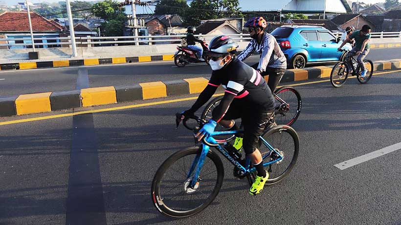 Gowes Sebelum Rakor, Forpimda Kota Malang Sempatkan Mancing Mania