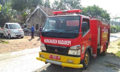 Kebakaran Lalap Gudang Barang Bekas Milik Haji Asal Kanigoro Malang