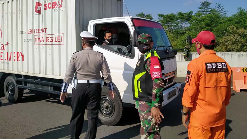 Penyekatan PPKM Darurat Di Kota Malang Fokus Di Exit Tol Madyopuro