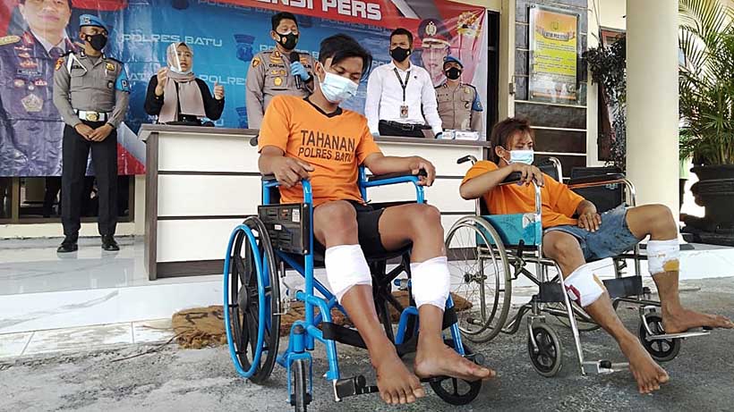 Maling Motor Ditembak Di Batu, Sedot Sabu Sebelum Mencuri