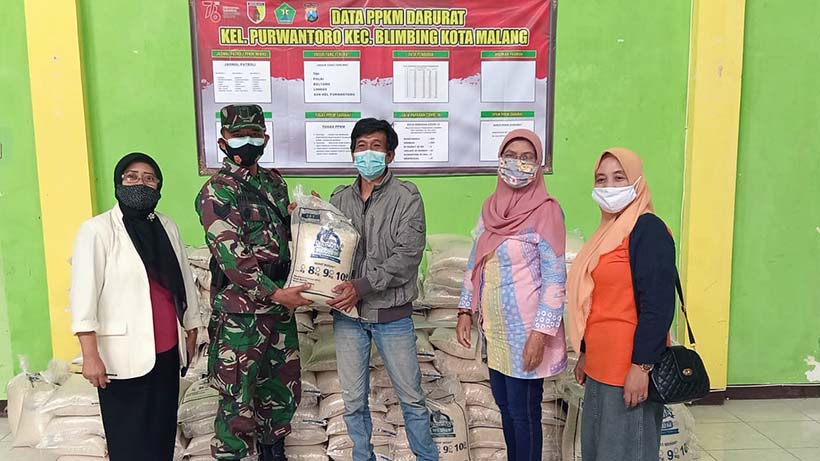 Bansos Sembako Dari Kemensos Bidik 763 Warga Purwantoro Malang