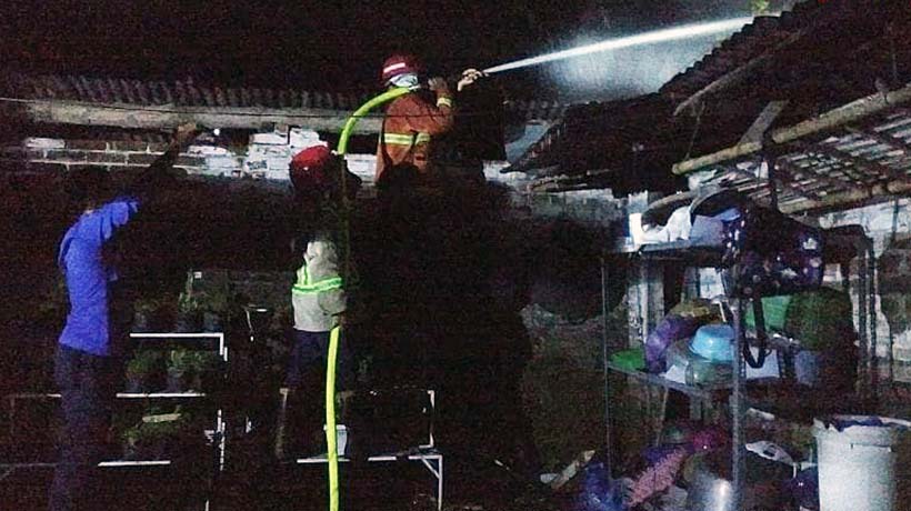 Kebakaran Di Turen Malang, Satu Rumah Hangus, Kerugian Rp 100 Juta