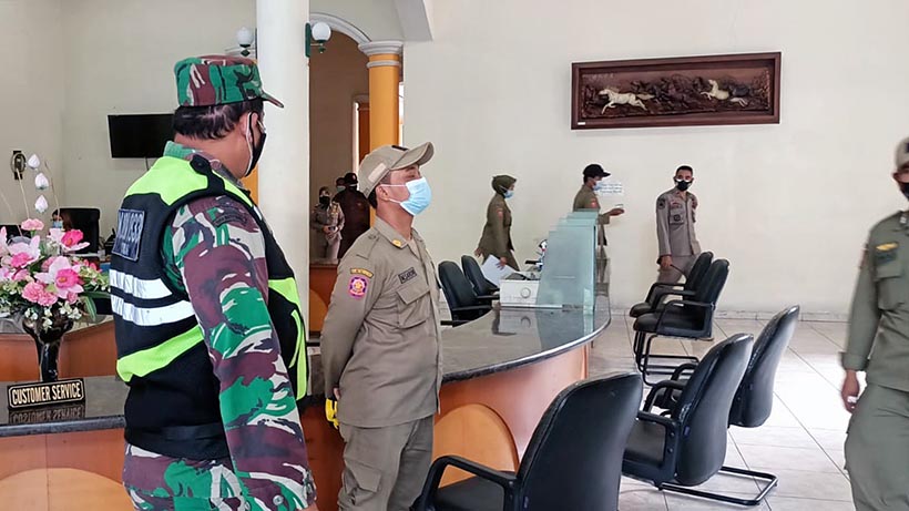Wilayah PPKM Level 4 Ketatkan Prokes, Ini Hasil Razia Di Kota Malang
