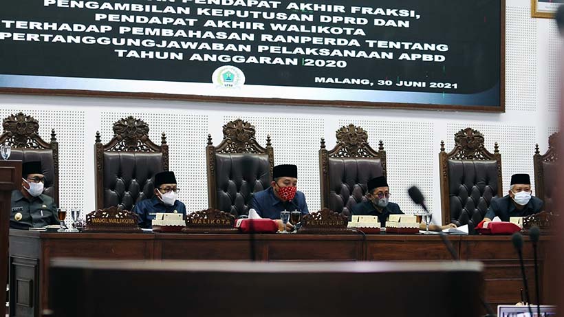 Terima Laporan Sutiaji Soal APBD 2020, Ini Pesan DPRD Kota Malang