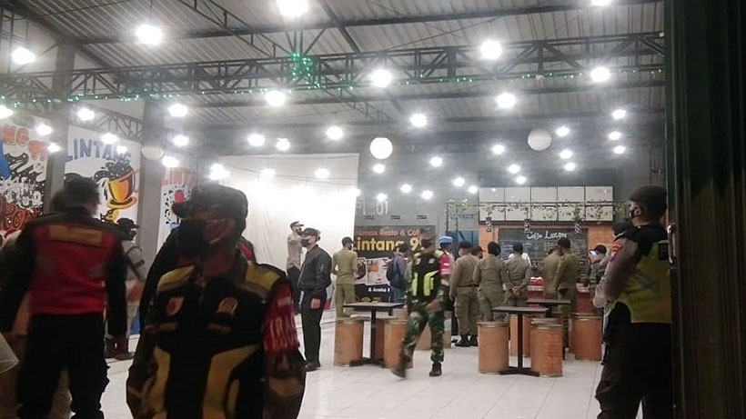 Perpanjangan PPKM Level 4 Di Kota Malang, Tim Gabungan Razia Prokes