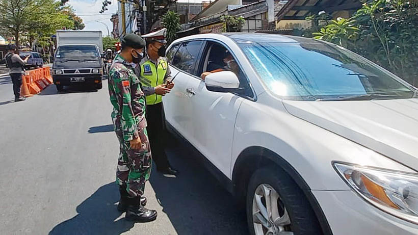 Penyekatan Perbatasan Kota Malang Bergulir, Razia Yustisi Digalakkan