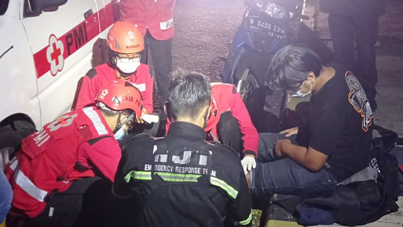 Pemotor Jatuh Ke Jurang Jembatan Suhat Malang, Ngebut Dari Dinoyo