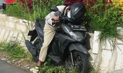 Kematian Mendadak Lansia Di Atas Motor,Usai Isi Bensin Di Merjosari