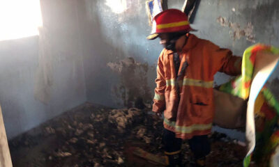 Kebakaran Di Kota Malang, Balita Main Korek, Satu Rumah Terbakar