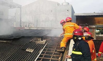 Kebakaran Di Malang 29 Juli, Rumah Hangus, Pasien Stroke Luka Bakar