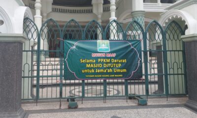 Masjid Jami' Kota Malang Batasi Salat Idul Adha, Tiadakan Potong Kurban