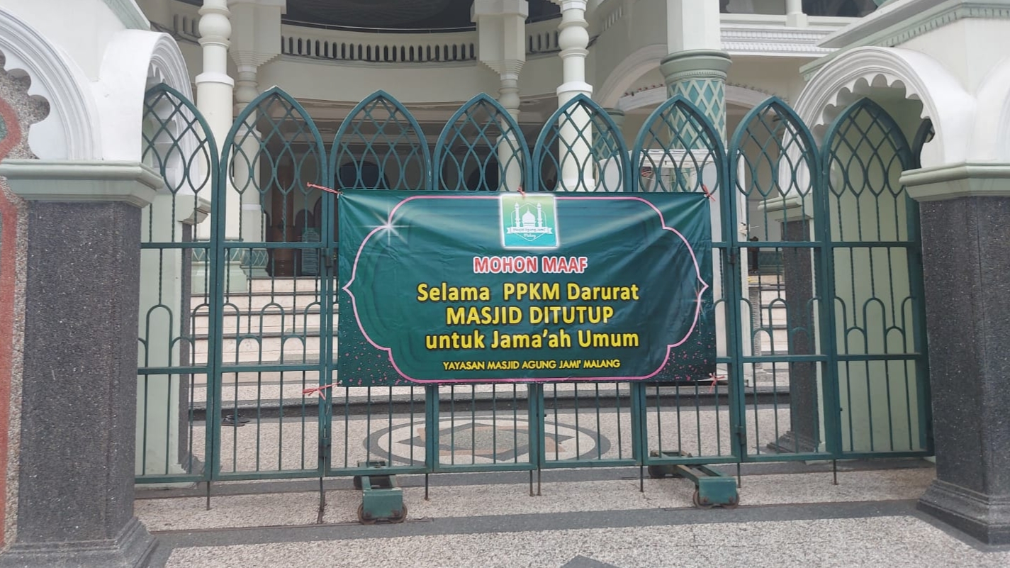 Masjid Jami' Kota Malang Batasi Salat Idul Adha, Tiadakan Potong Kurban 26 Masjid Jami' Kota Malang Batasi Salat Idul Adha, Tiadakan Potong Kurban