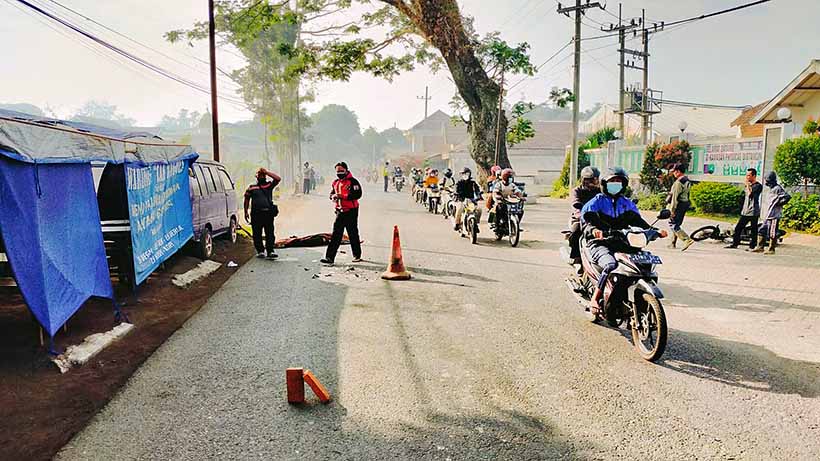 Kecelakaan Di Singosari Malang, Truk Habisi Nyawa Satu Lansia