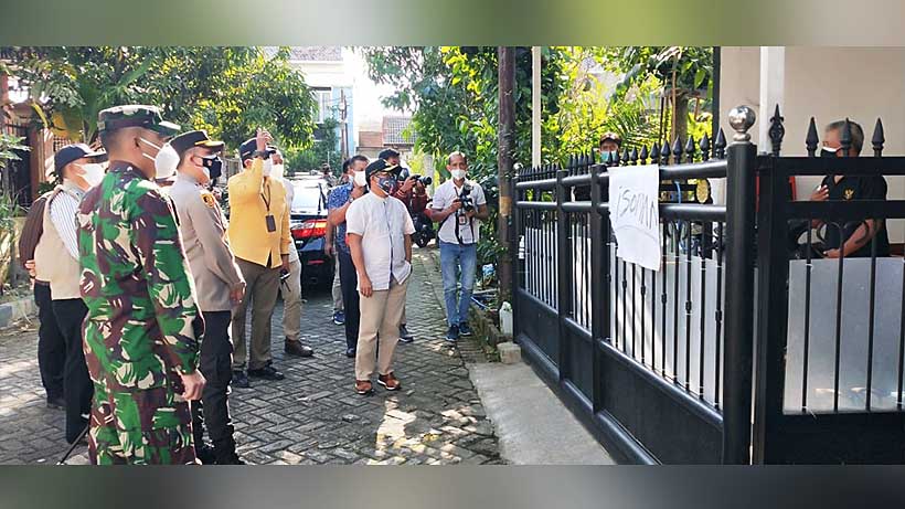 Forpimda Kota Malang Kunjungi Warga Positif Covid-19 Yang Isoman
