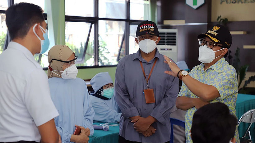 Vaksinasi Gratis Terus Bergulir, Ini Target Harian Wali Kota Malang