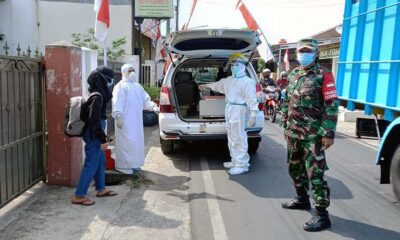Babinsa Kota Malang Kawal Ketat Pergeseran Isoman Ke Isoter