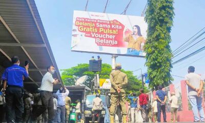 Bapenda Kota Malang Tertibkan Reklame Tunggak Pajak