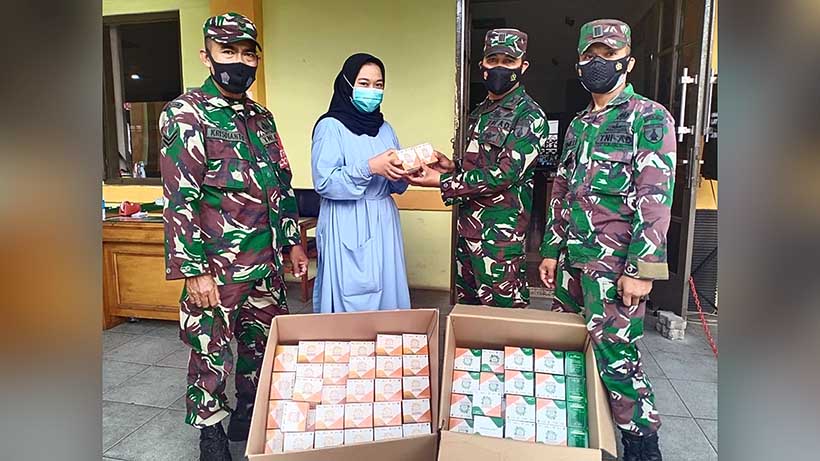Kodim 0833 Kota Malang Serahkan Paket Obat Ke Safe House BPSDM