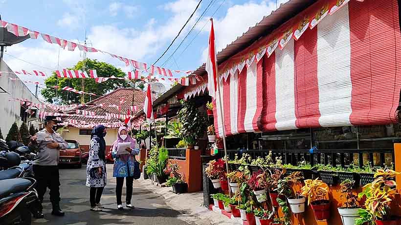 Sambut HUT Ke-76 RI, Bhayangkari Cabang Malang Gelar Lomba 5K