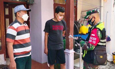 Tim PPKM Pandanwangi Tracing Kontak Erat Di Jalan LA Sucipto