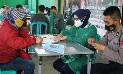 Polres Malang Gelar Vaksinasi Covid-19 Dosis ke 2 Bagi Netizen